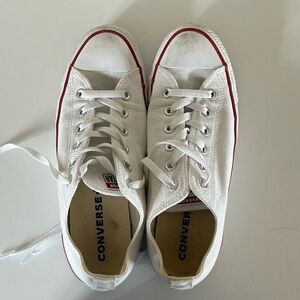 White Low Top Converse